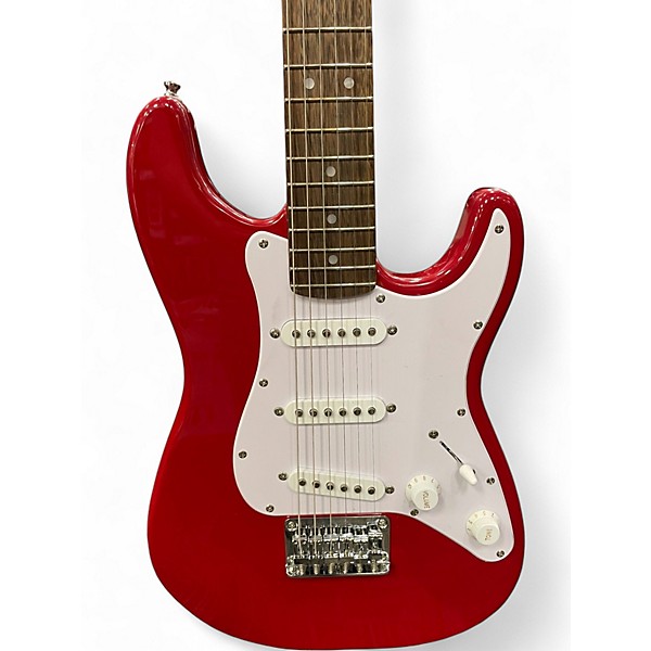 Used Squier Mini Affinity Stratocaster Torino Red Electric Guitar