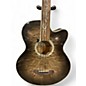Used Michael Kelly MKDF4FLSKB Trans Black Acoustic Bass Guitar