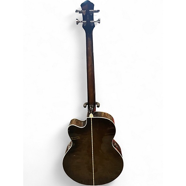 Used Michael Kelly MKDF4FLSKB Trans Black Acoustic Bass Guitar