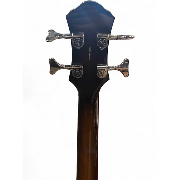 Used Michael Kelly MKDF4FLSKB Trans Black Acoustic Bass Guitar