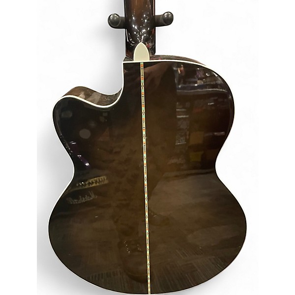 Used Michael Kelly MKDF4FLSKB Trans Black Acoustic Bass Guitar