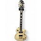Used 2014 Epiphone Les Paul Custom Pro Cream Solid Body Electric Guitar thumbnail