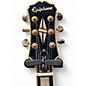 Used 2014 Epiphone Les Paul Custom Pro Cream Solid Body Electric Guitar
