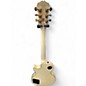 Used 2014 Epiphone Les Paul Custom Pro Cream Solid Body Electric Guitar