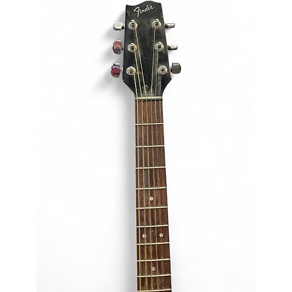 Used Fender Gemini III Black Acoustic Guitar