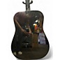Used Fender Gemini III Black Acoustic Guitar