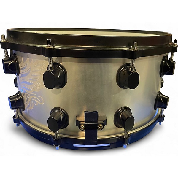 Used ddrum 7X14 Shawn Drover Signature Aluminum Snare Chrome Drum