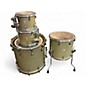 Used Orange County Drum & Percussion 4 Piece Newport Series Silver Sparkle Drum Kit thumbnail