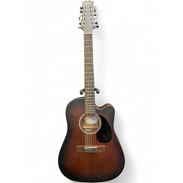 Used Mitchell t331tce-bst Brown 12 String Acoustic Guitar