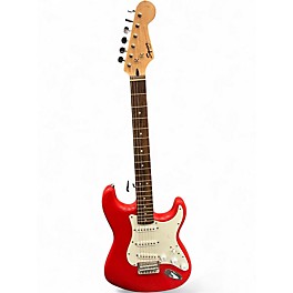 Used Squier Bullet Stratocaster Fiesta Red Solid Body Electric Guitar