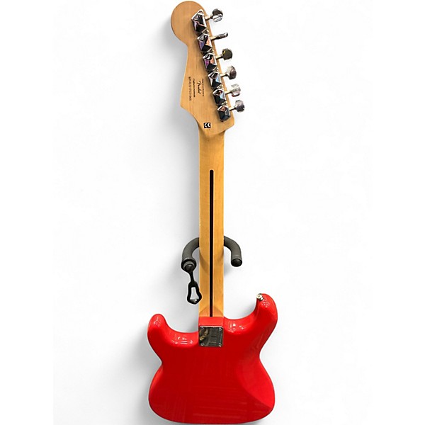 Used Squier Bullet Stratocaster Fiesta Red Solid Body Electric Guitar