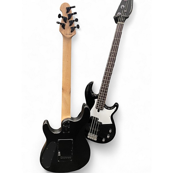 Used Sterling by Music Man JP60 Black Solid Body Electric Guitar