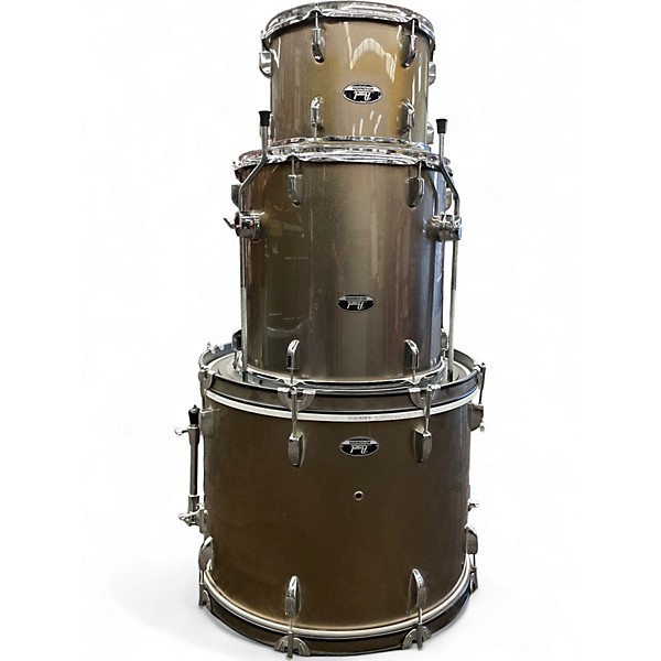Used Pearl 3 Piece ROADSHOW Gray Drum Kit