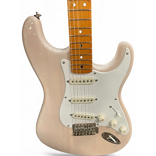 Used Squier Classic Vibe 1950S Stratocaster Shell Pink Solid Body Electric Guitar