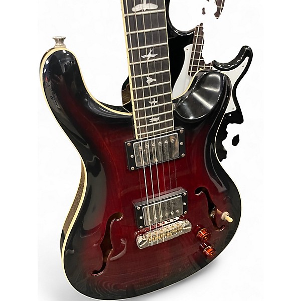 Used PRS Hollowbody Crimson Red Burst Hollow Body Electric Guitar