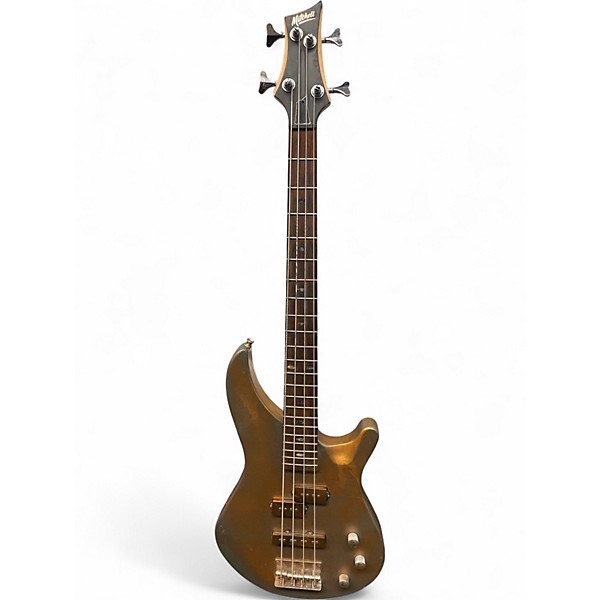 Used Mitchell MB100CS Gold Electric Bass Guitar