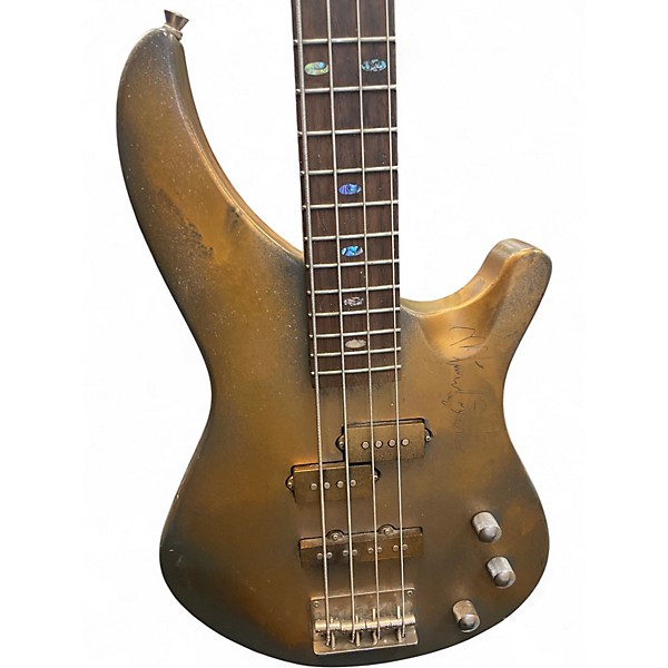 Used Mitchell MB100CS Gold Electric Bass Guitar