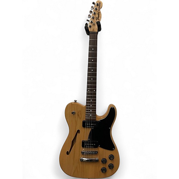 Used Fender JA90 Jim Adkins Thinline Telecaster Natural Hollow Body Electric Guitar