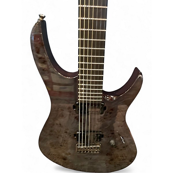 Used Balaguer SELECT CUSTOM DIABLO Trans Black Solid Body Electric Guitar