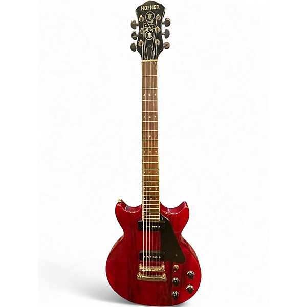 Used Hofner CONTEMPORARY COLORAMA SPECIAL Cherry Solid Body Electric Guitar