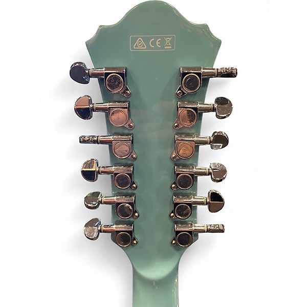 Used Ibanez AS7312 12 String Artcore Blue Hollow Body Electric Guitar