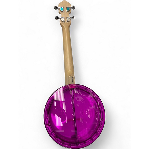 Used Gold Tone LITTLE GEM BANJO UKULELE Purple Banjolele