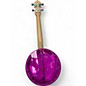Used Gold Tone LITTLE GEM BANJO UKULELE Purple Banjolele