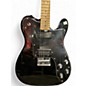 Used Squier TELECASTER CUSTOM Black Solid Body Electric Guitar