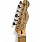 Used Squier TELECASTER CUSTOM Black Solid Body Electric Guitar