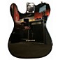 Used Squier TELECASTER CUSTOM Black Solid Body Electric Guitar