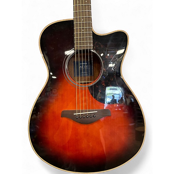 Used Yamaha AC1M Tobacco Sunburst Acoustic Electric Guitar