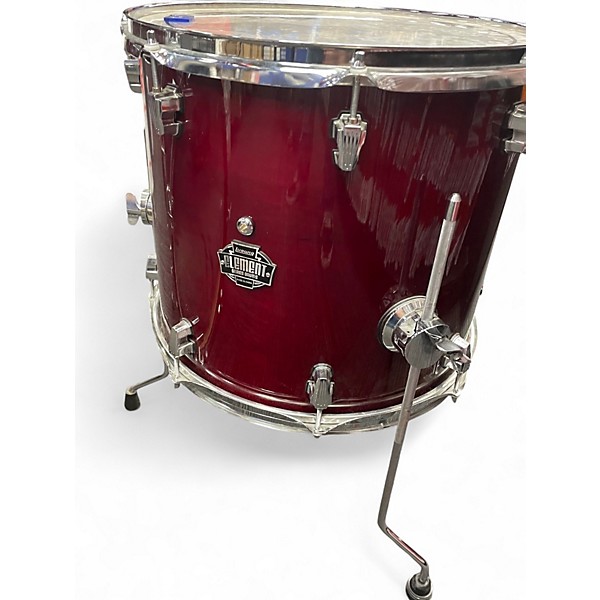 Used 2006 Ludwig 4 Piece Element 4 peice Wine Red Drum Kit