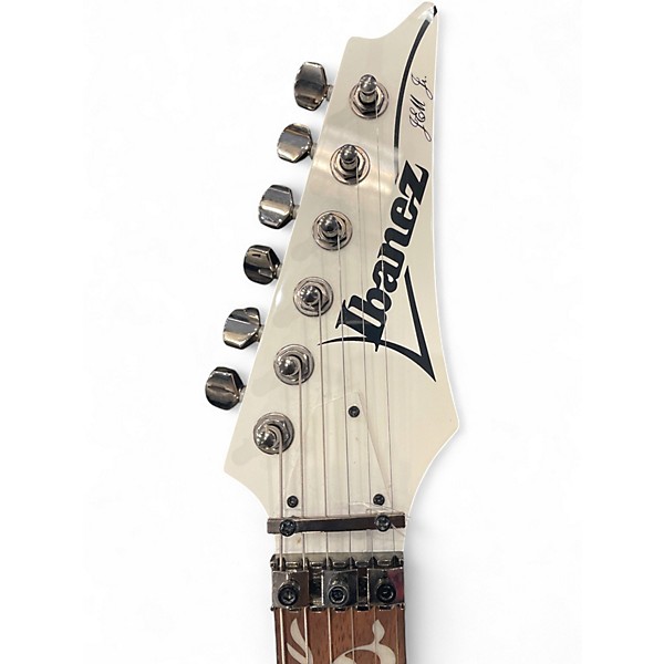 Used Ibanez JEMJR White Solid Body Electric Guitar