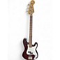 Used Squier Precision Bass Maroon Electric Bass Guitar thumbnail