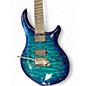Used Sterling by Music Man Majesty Electric Guitar With DiMarzio Pickups Cerulean Blue Solid Body Electric Guitar