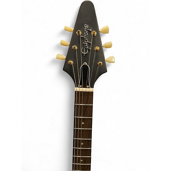 Used Epiphone inspired by Gibson Flying V Korrina Natural Solid Body Electric Guitar