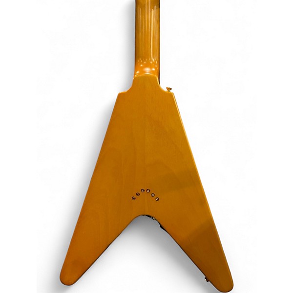 Used Epiphone inspired by Gibson Flying V Korrina Natural Solid Body Electric Guitar