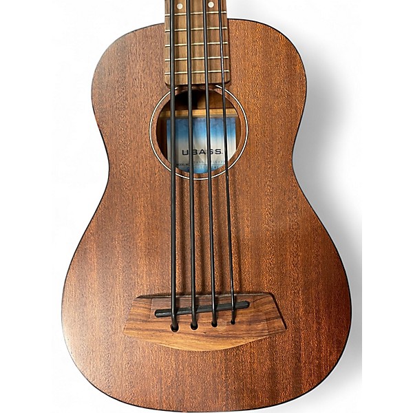 Used Kala Ubass Bass Brown Ukulele