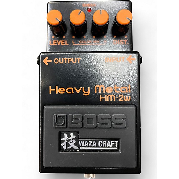 Used BOSS HM2W Waza Craft Heavy Metal Effect Pedal