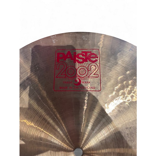 Used Paiste 17in 2002 Crash Cymbal