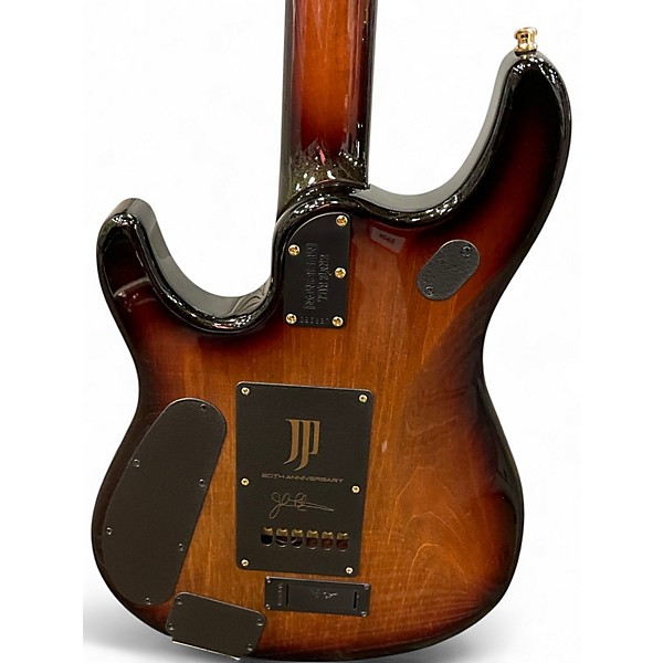 Used Ernie Ball Music Man PETRUCCI 6 20TH ANNIVERSARY Tiger Eye Solid Body Electric Guitar