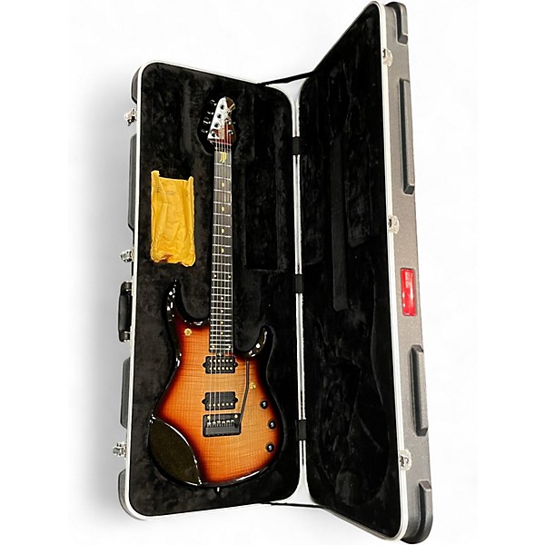 Used Ernie Ball Music Man PETRUCCI 6 20TH ANNIVERSARY Tiger Eye Solid Body Electric Guitar