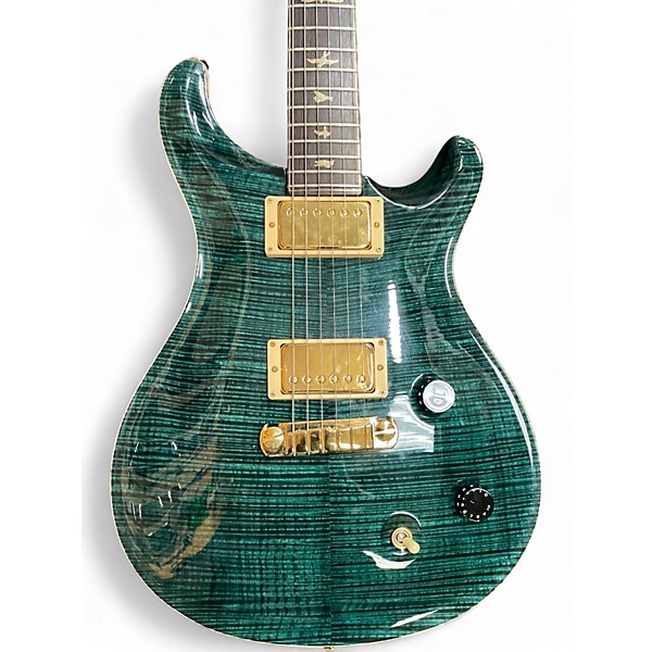 Vintage 1996 PRS Custom 22 Artist IV Trans Green Solid Body Electric Guitar