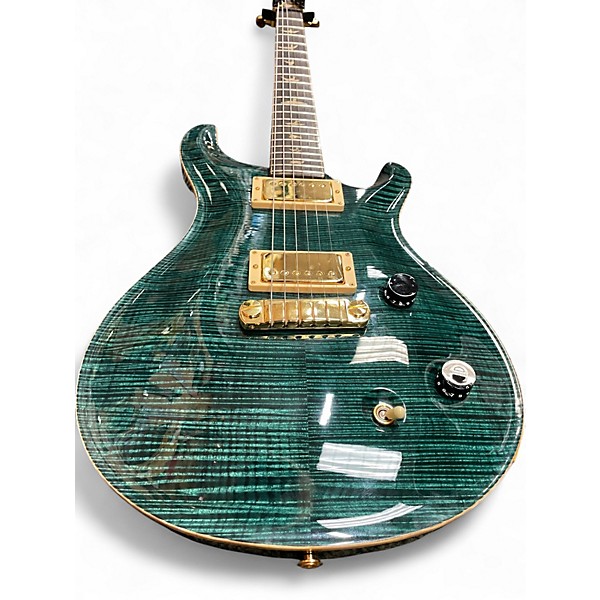 Vintage 1996 PRS Custom 22 Artist IV Trans Green Solid Body Electric Guitar