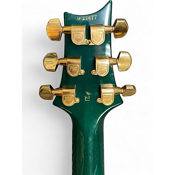 Vintage 1996 PRS Custom 22 Artist IV Trans Green Solid Body Electric Guitar
