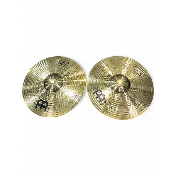 Used MEINL 13in HCS Hi Hat Pair Cymbal