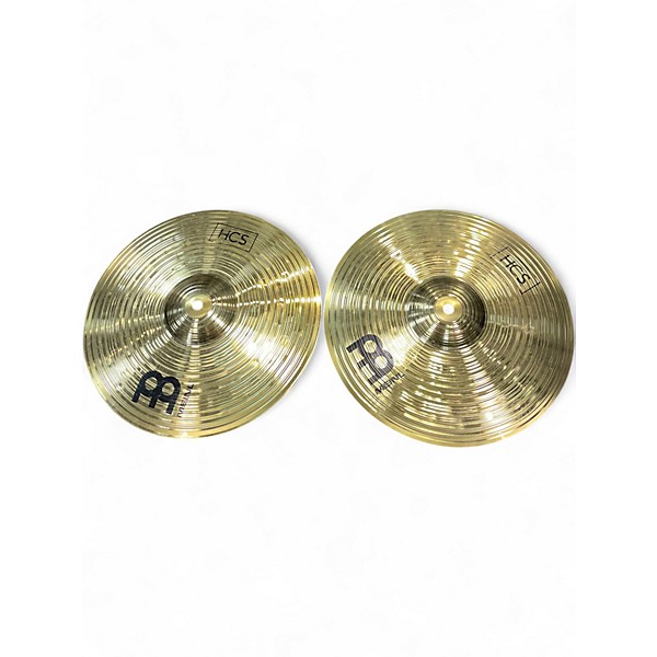 Used MEINL 13in HCS Hi Hat Pair Cymbal