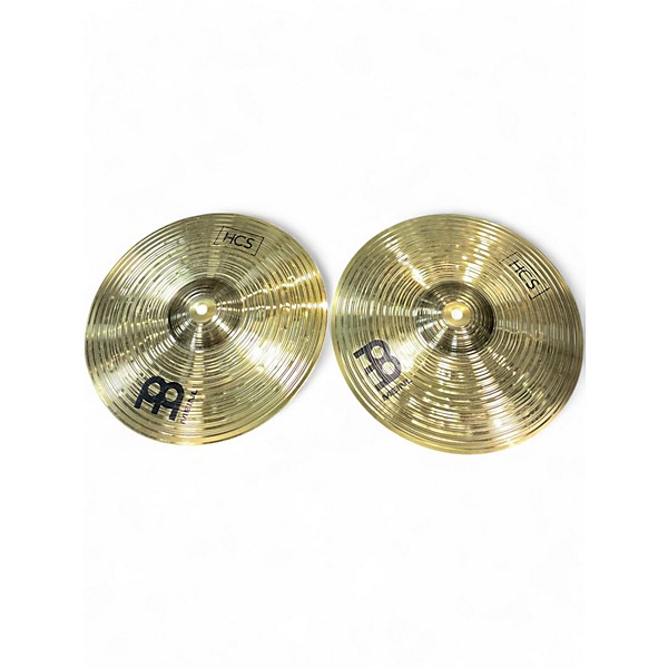 Used MEINL 13in HCS Hi Hat Pair Cymbal