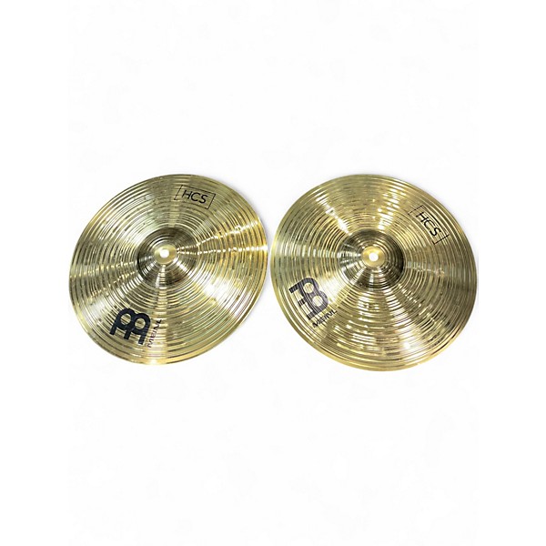 Used MEINL 13in HCS Hi Hat Pair Cymbal