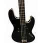 Used Fender Aerodyne Jazz Bass Black Electric Bass Guitar